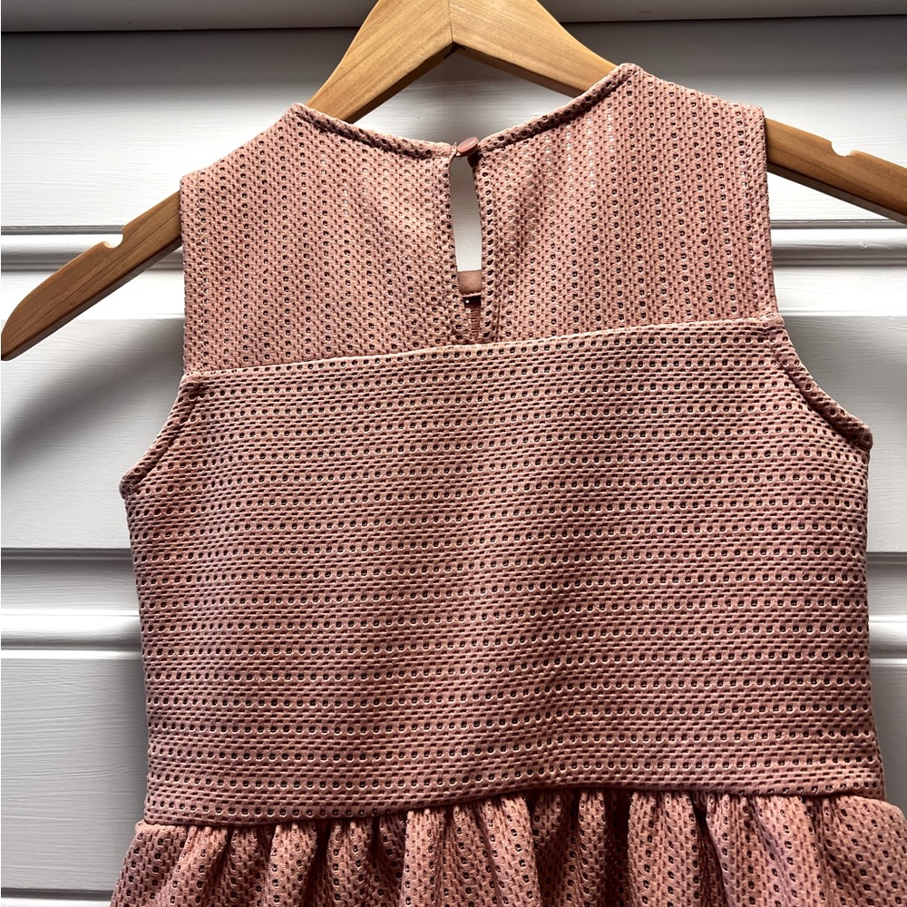 Monteau Girl 10 sleeveless pink dress - Picture 4 of 6